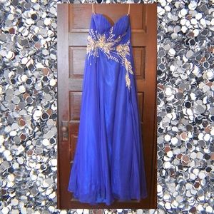 Princess Collection Strapless A-Line Formal Dress